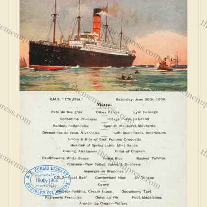 Cunard Line · R.M.S. Saxonia · 1906