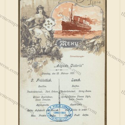 Hamburg-Amerika Linie · Schnelldampfer Auguste Victoria · 1901