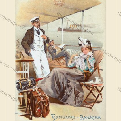 Hamburg-Amerika Linie · Dinner Menu · 1901