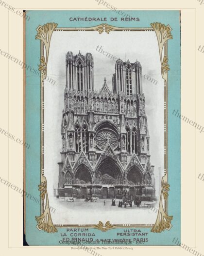 Compagnie Générale Transatlantique · Cathédrale de Reims · 1907
