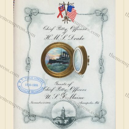 Chief Petty Officers, U.S.S. Maine · Honorary Dinner · 1905