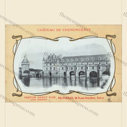Compagnie Générale Transatlantique · Château de Chenonceau · 1907