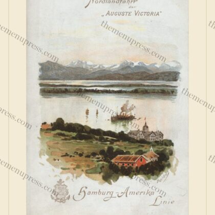 Hamburg-Amerika Linie · S.S. Auguste Victoria (Early Cover) · 1897