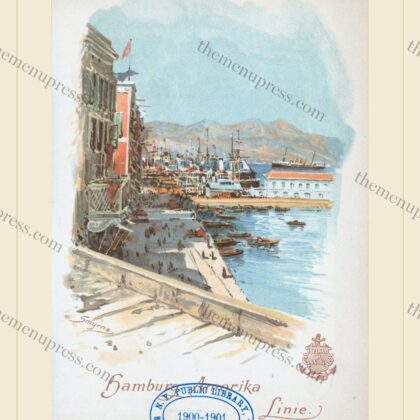 Hamburg-Amerika Linie · Harbour Scene · 1900