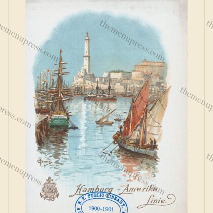 Hamburg-Amerika Linie · Lighthouse Harbour · 1900