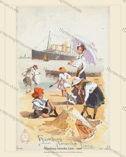 Hamburg-Amerika Linie · Arrival Scene · 1901