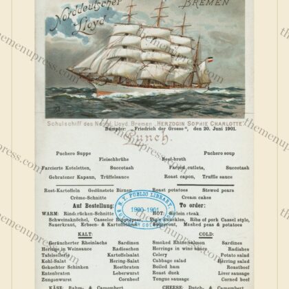 Norddeutscher Lloyd · Friedrich der Grosse · 1901