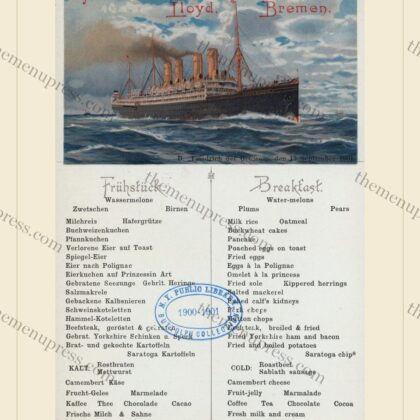 Norddeutscher Lloyd · Breakfast at Sea · 1901