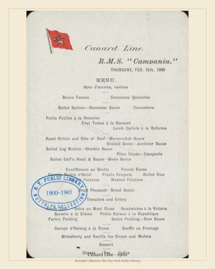 Cunard Line · 1900
