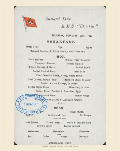 Cunard Line · 1900