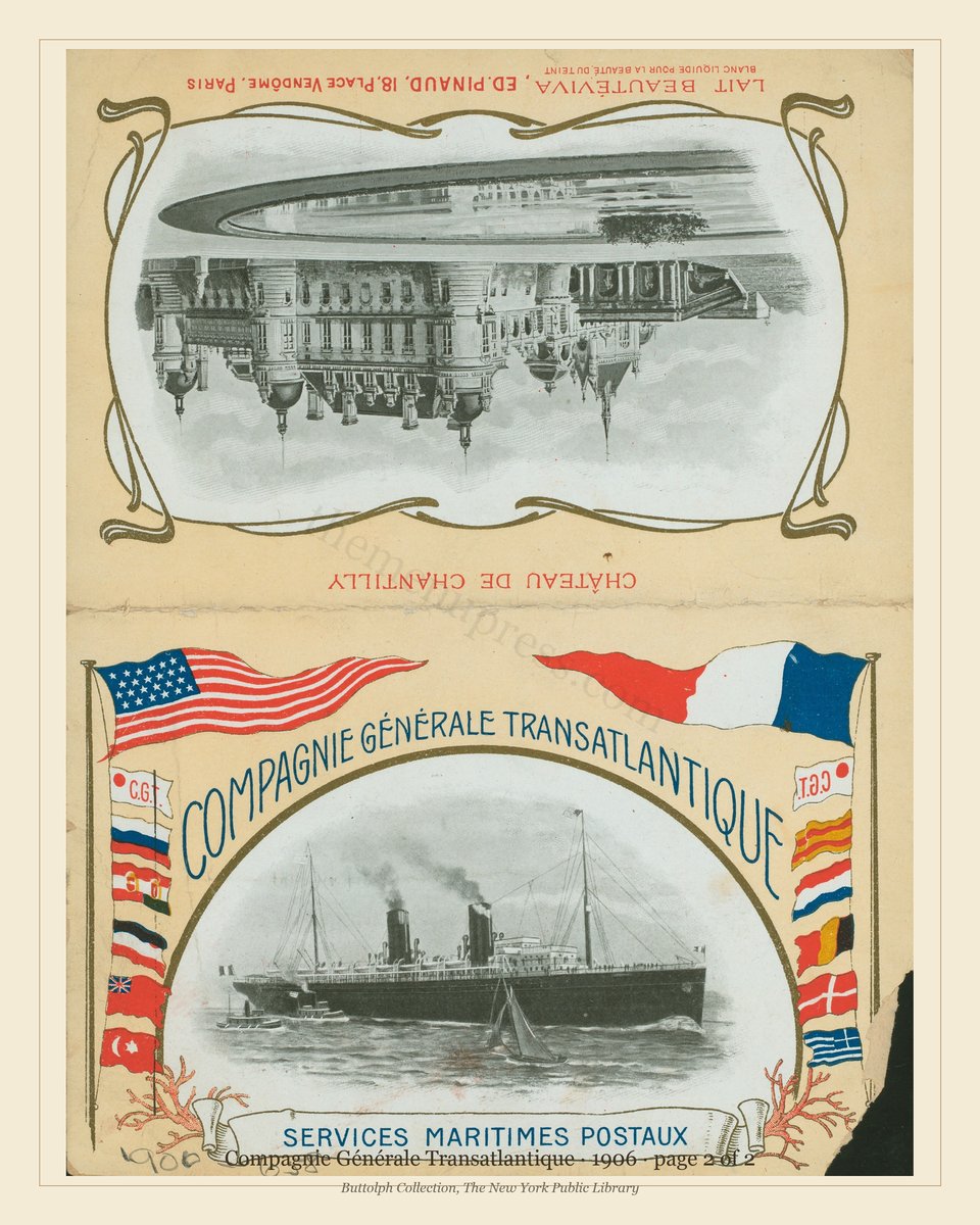 Vintage menu — page 2 of 2