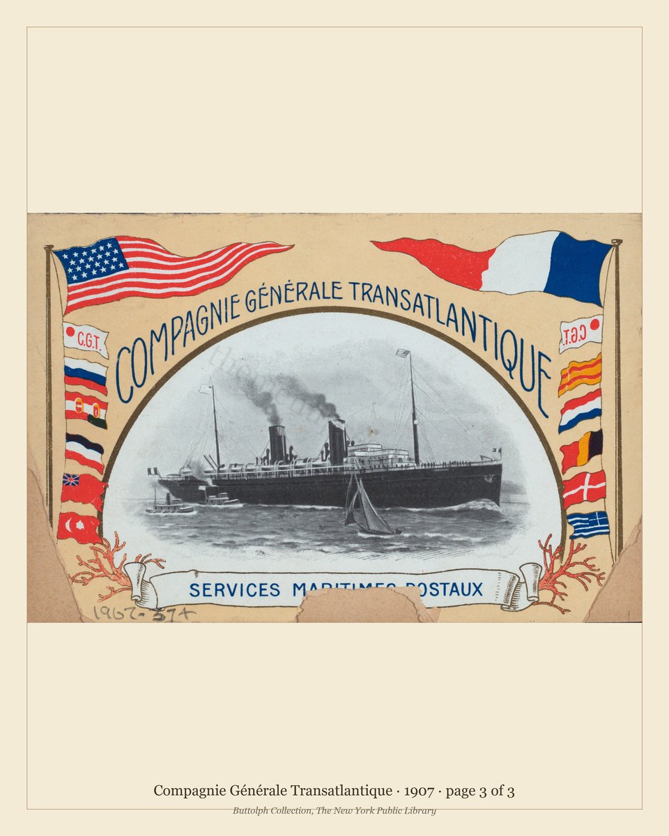 Vintage menu — page 3 of 3