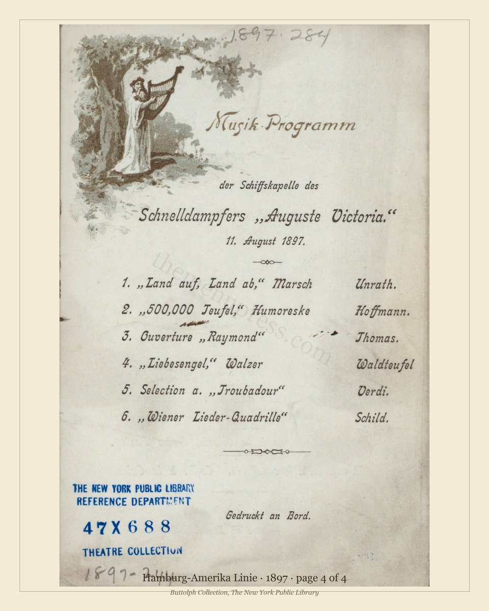 Vintage menu — page 4 of 4