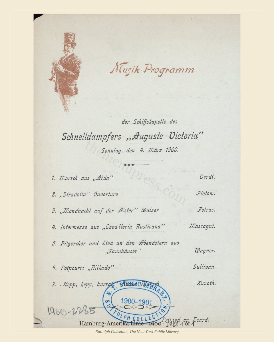 Vintage menu — page 4 of 4