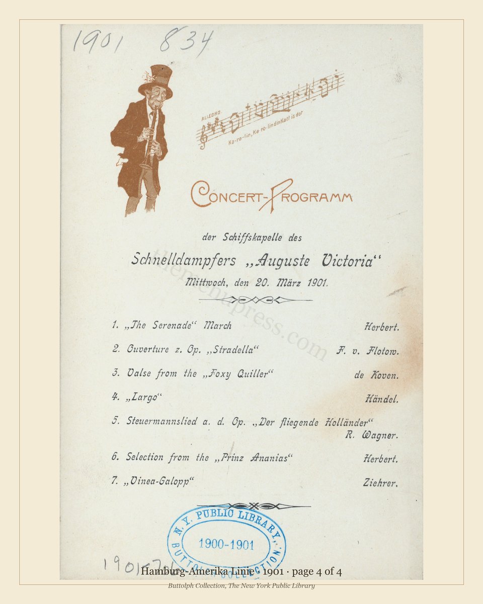 Vintage menu — page 4 of 4