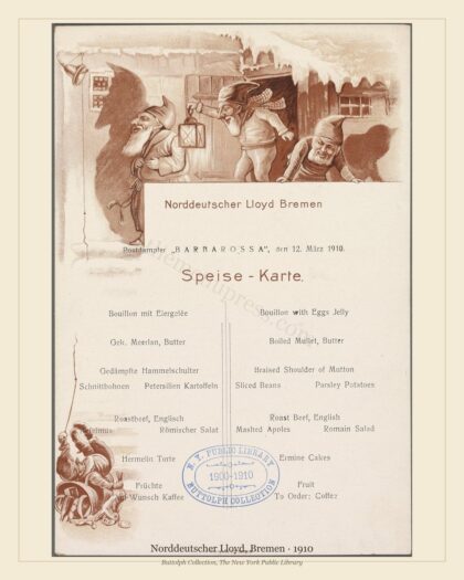 Norddeutscher Lloyd, Bremen · 1910