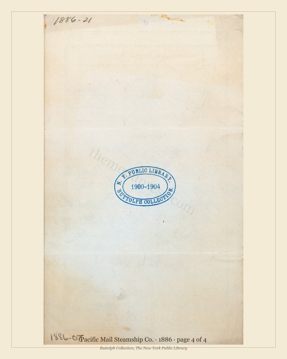 Vintage menu — page 4 of 4