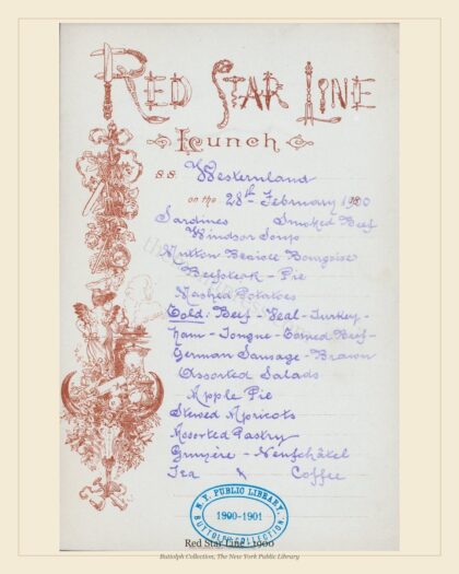Red Star Line · 1900