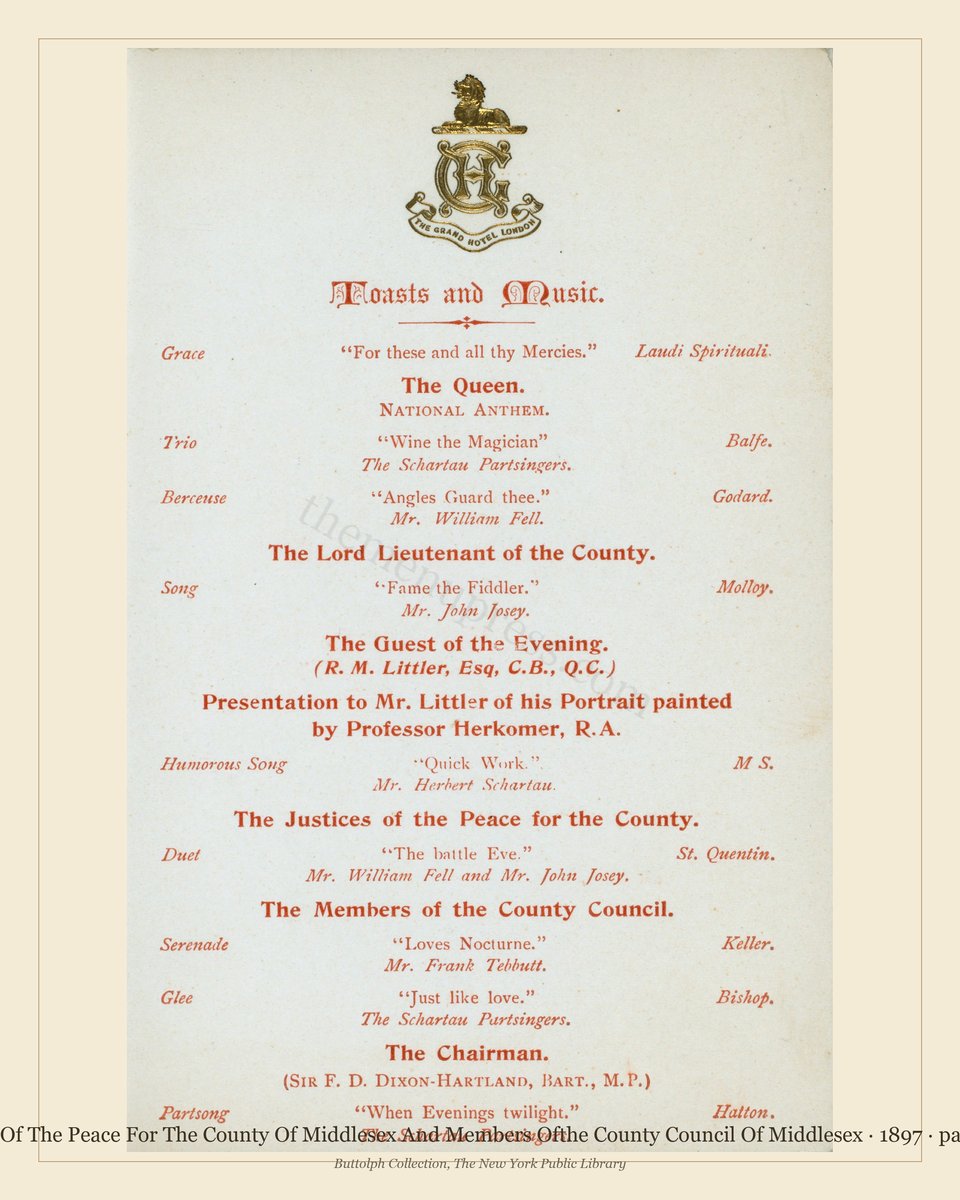 Vintage menu — page 3 of 4