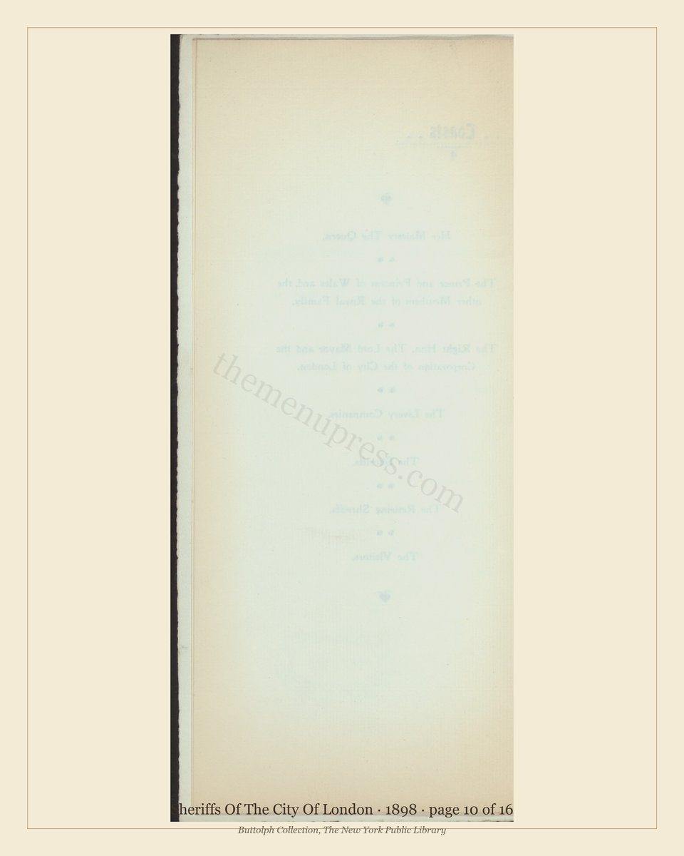 Vintage menu — page 10 of 16