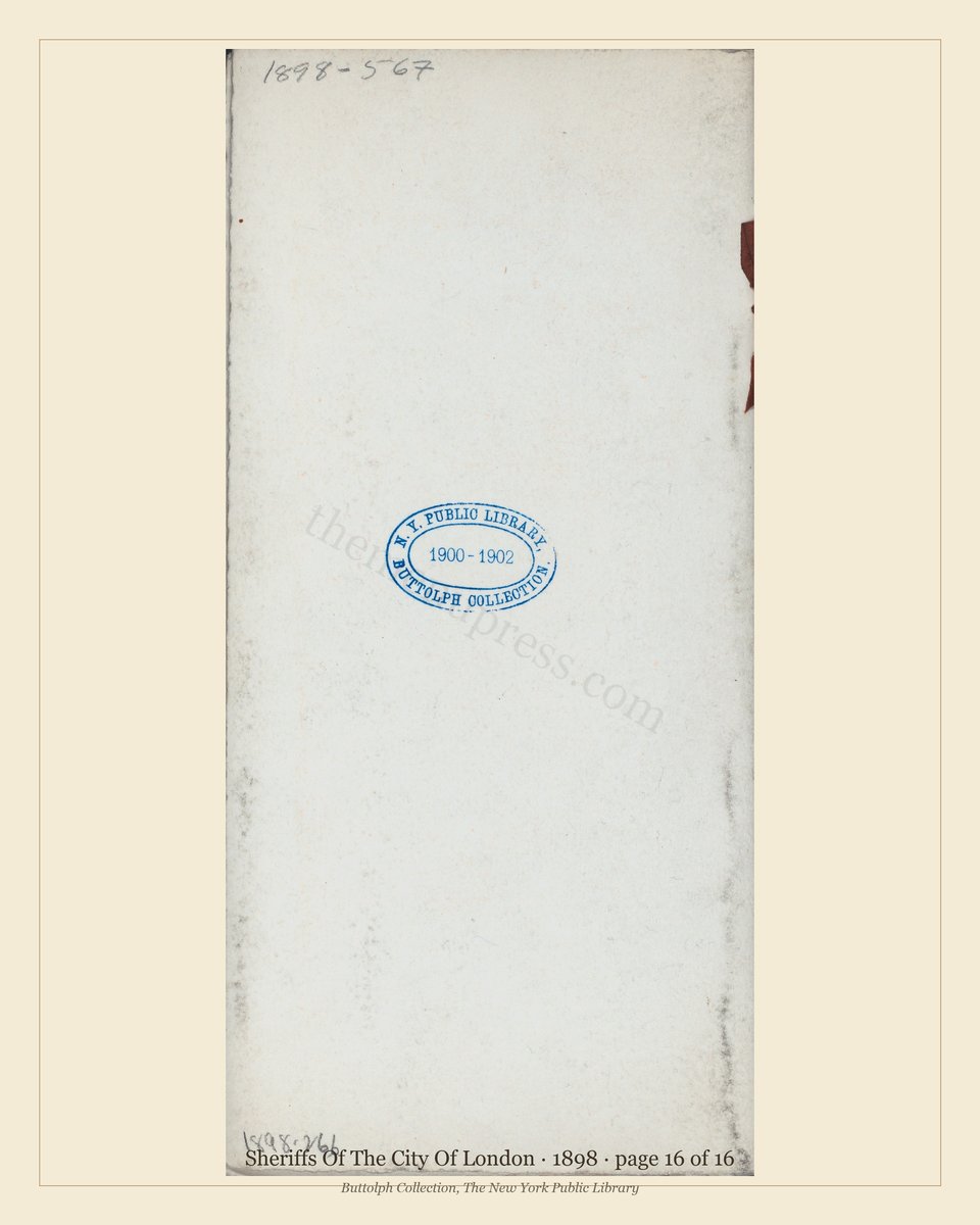 Vintage menu — page 16 of 16