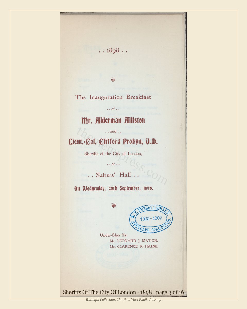 Vintage menu — page 3 of 16