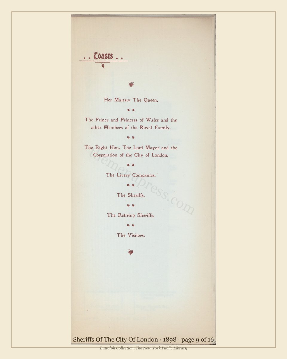 Vintage menu — page 9 of 16