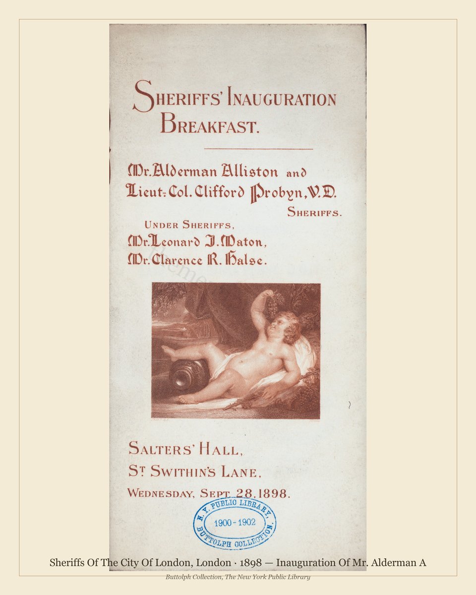 Sheriffs Of The City Of London, London · 1898 — Inauguration Of Mr. Alderman A