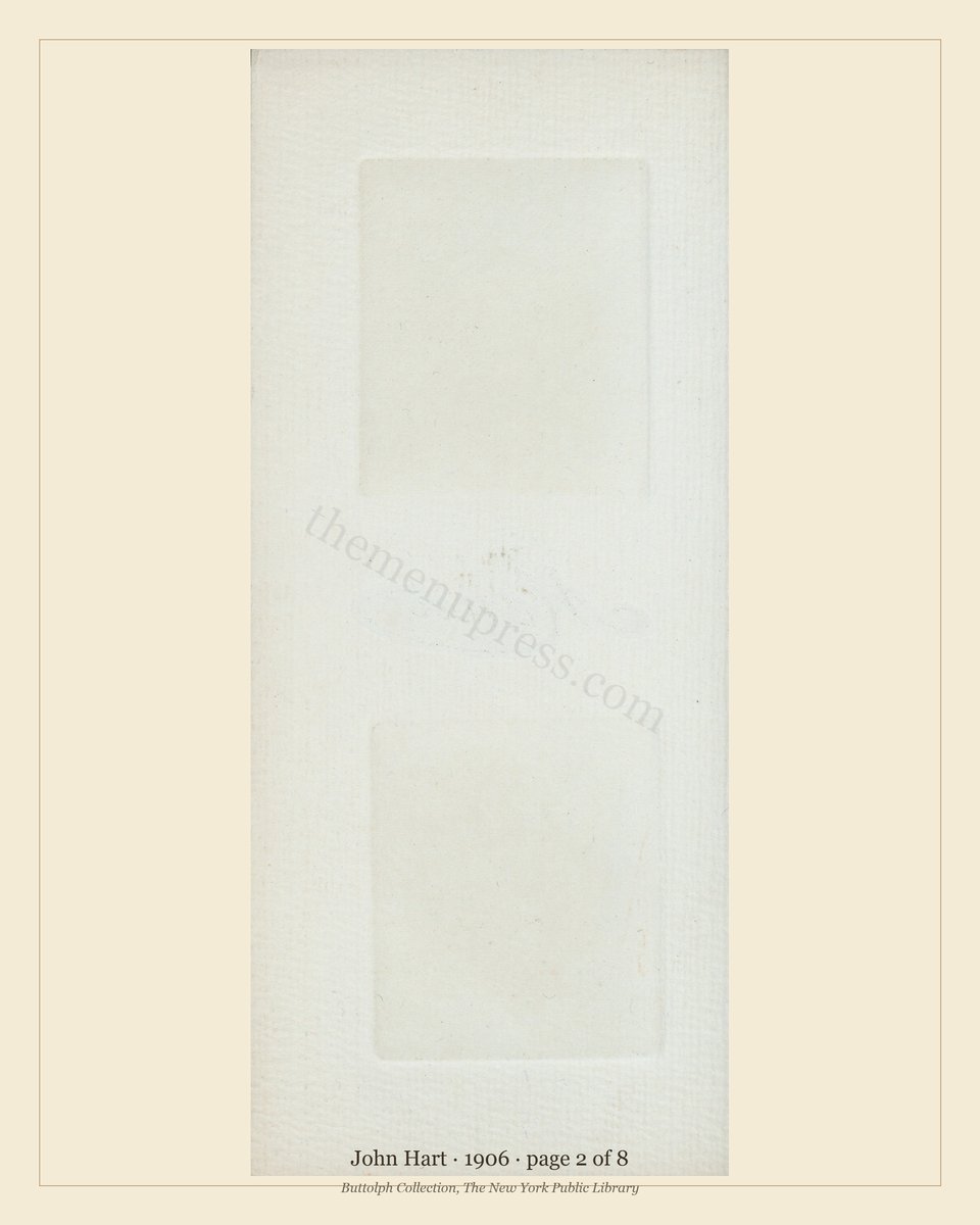 Vintage menu — page 2 of 8