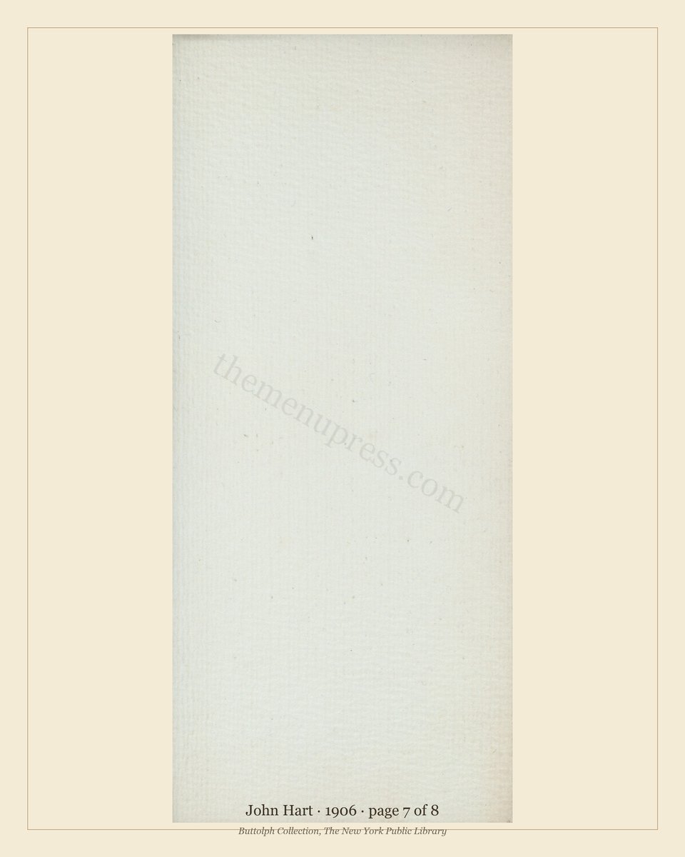 Vintage menu — page 7 of 8