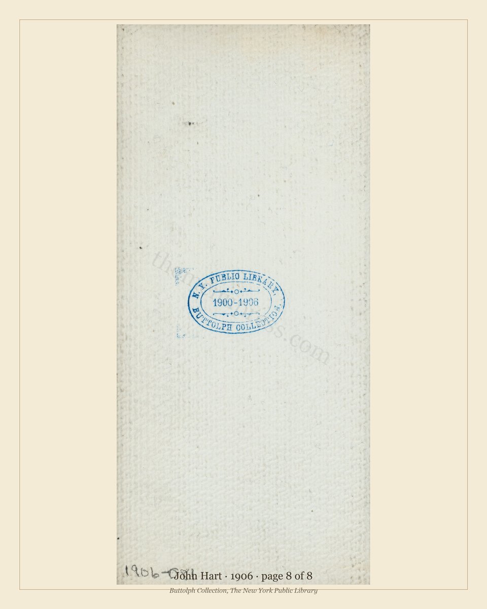 Vintage menu — page 8 of 8