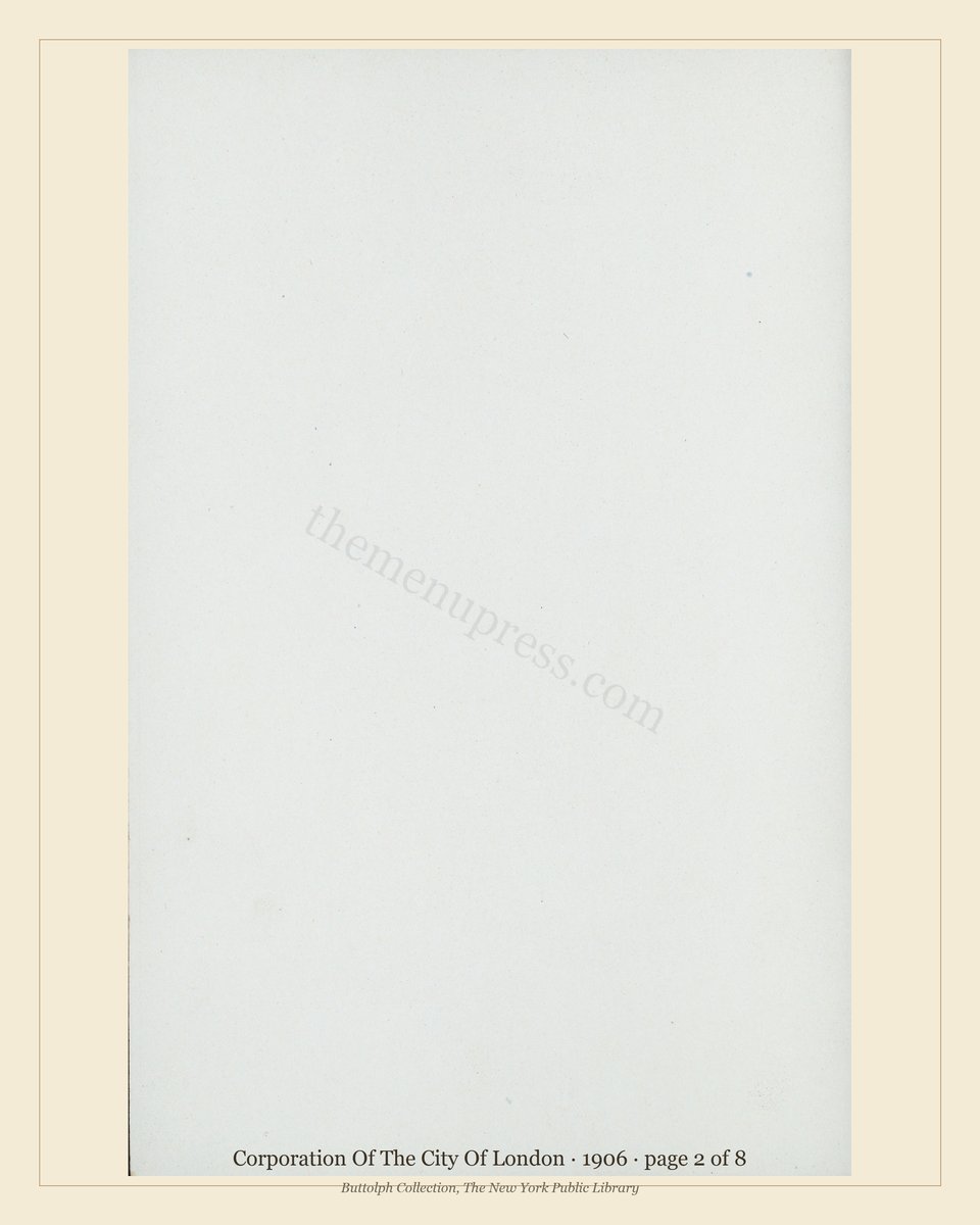 Vintage menu — page 2 of 8