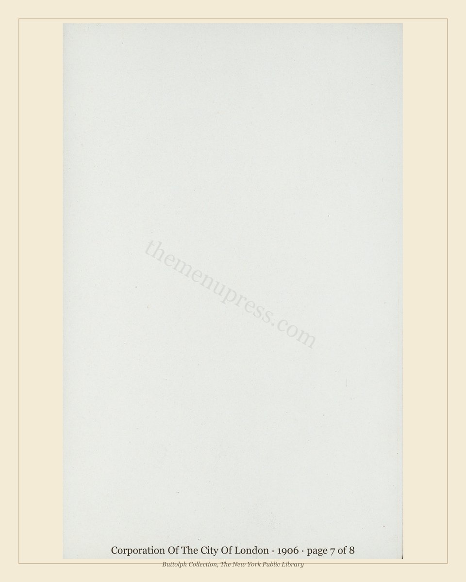 Vintage menu — page 7 of 8