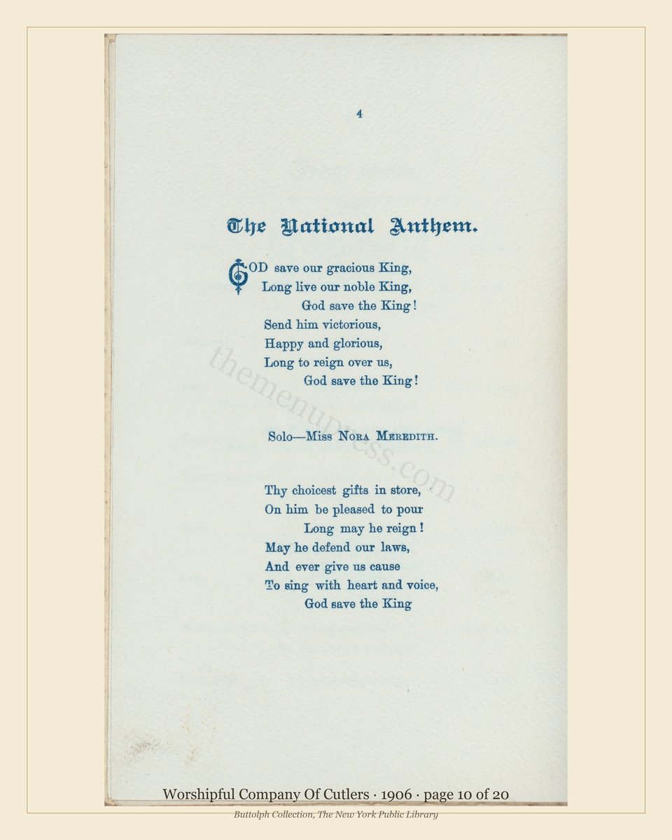 Vintage menu — page 10 of 20