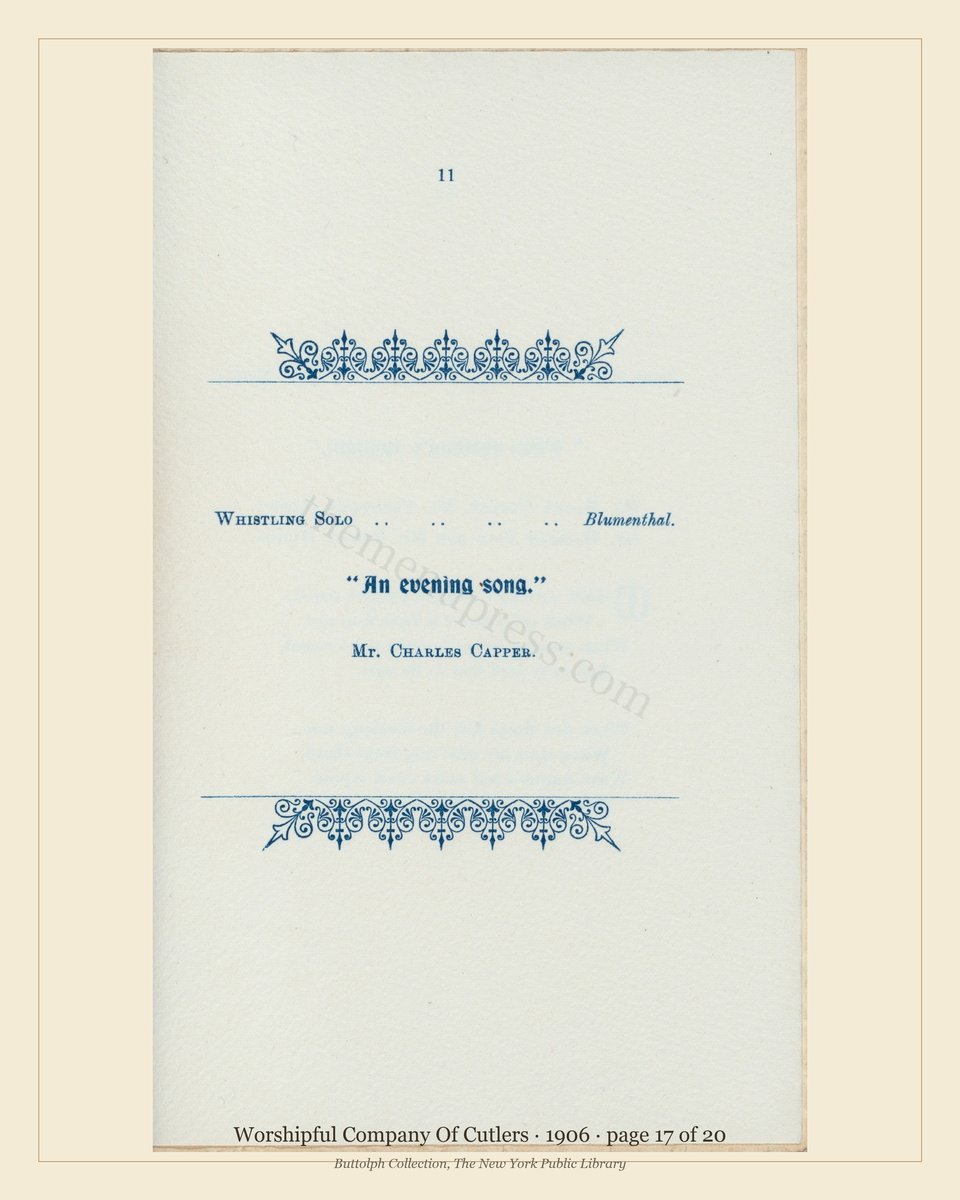 Vintage menu — page 17 of 20