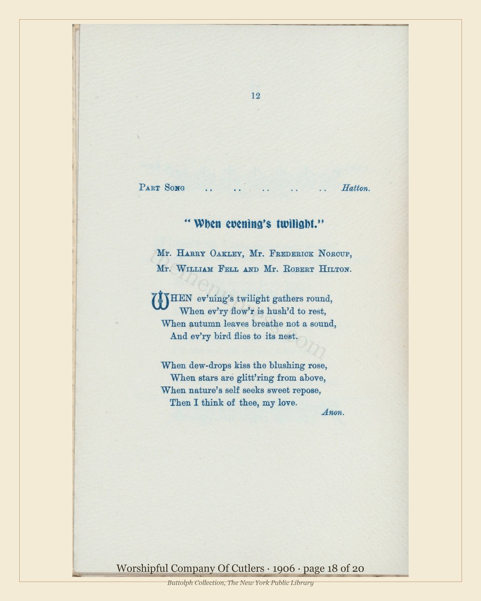 Vintage menu — page 18 of 20