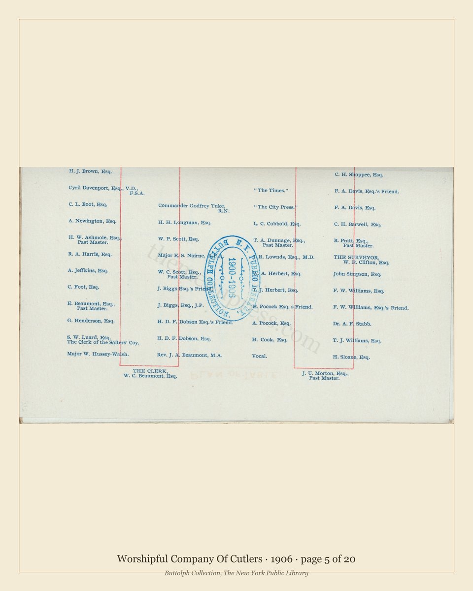 Vintage menu — page 5 of 20