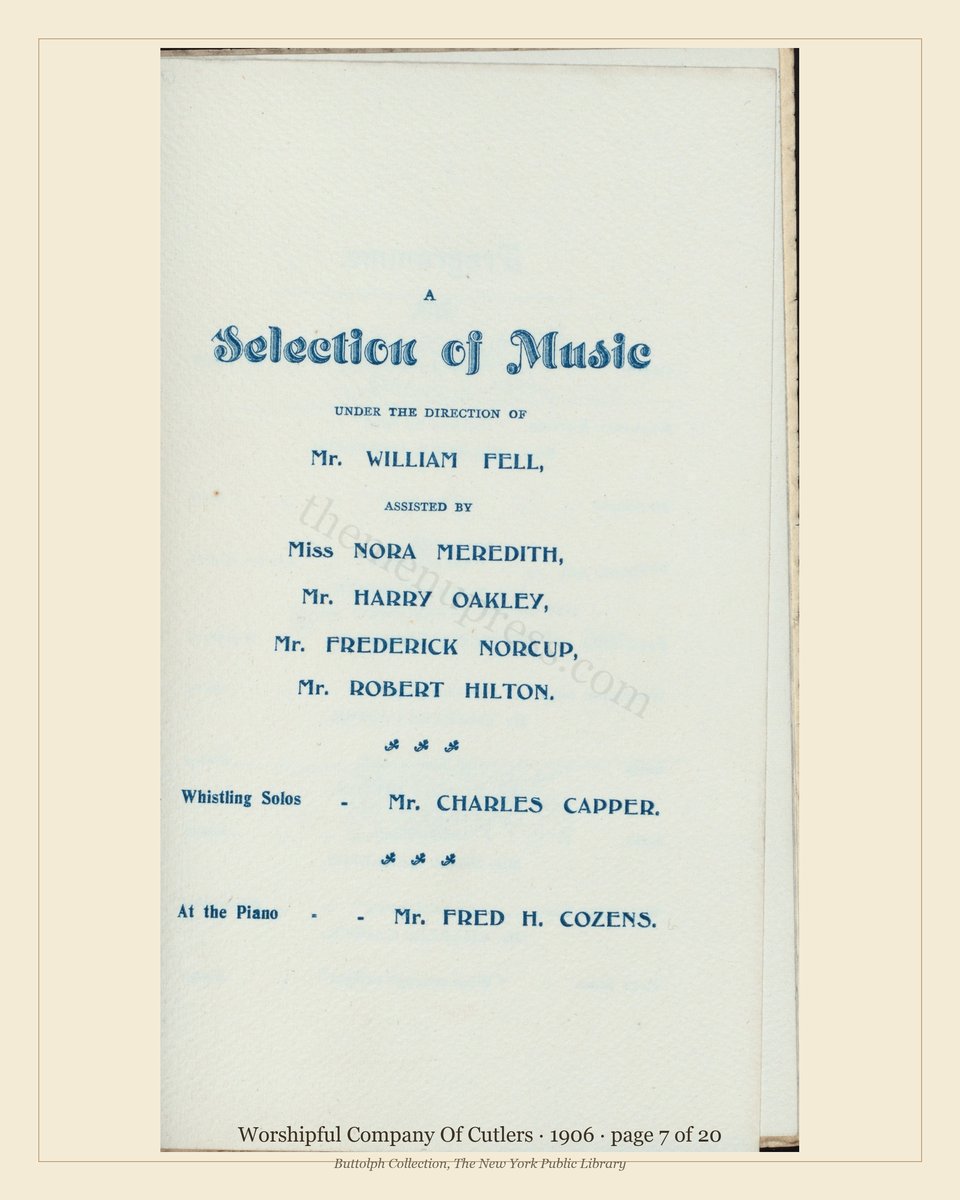 Vintage menu — page 7 of 20