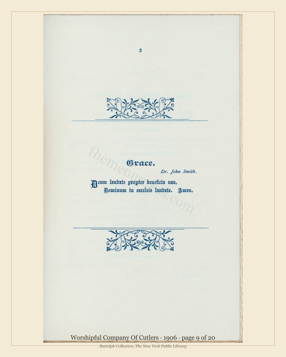 Vintage menu — page 9 of 20