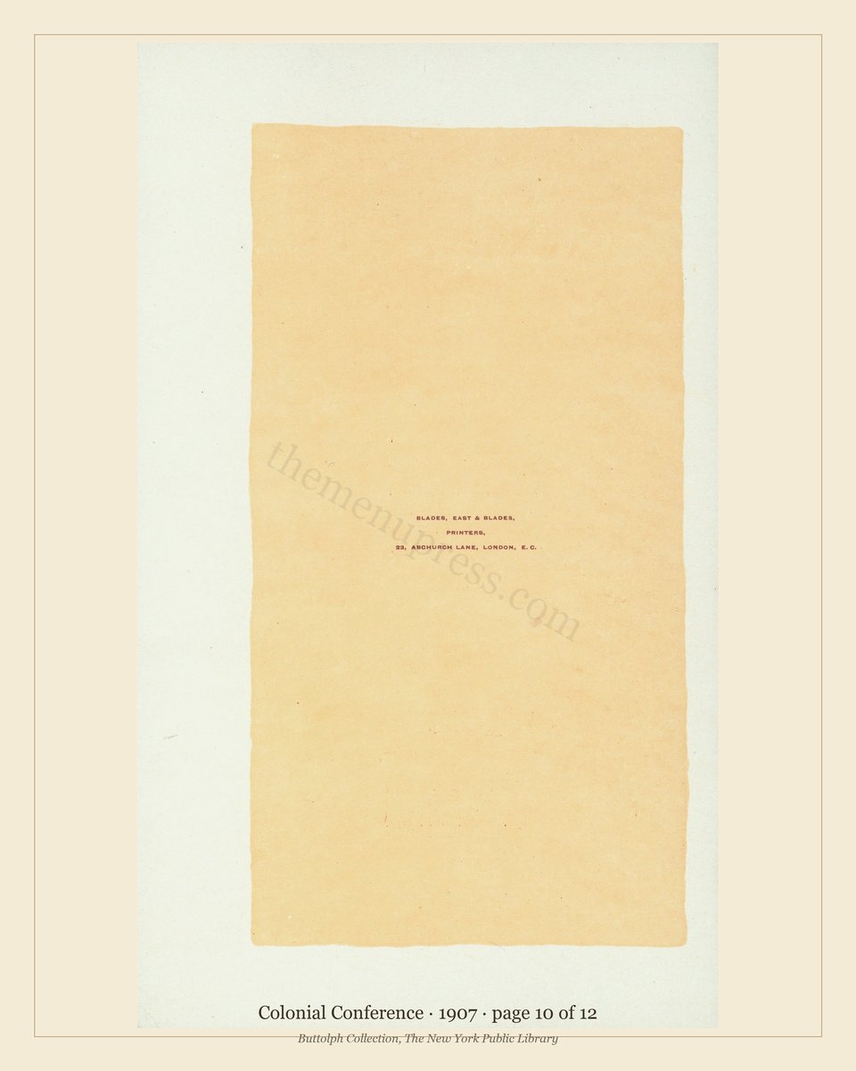 Vintage menu — page 10 of 12