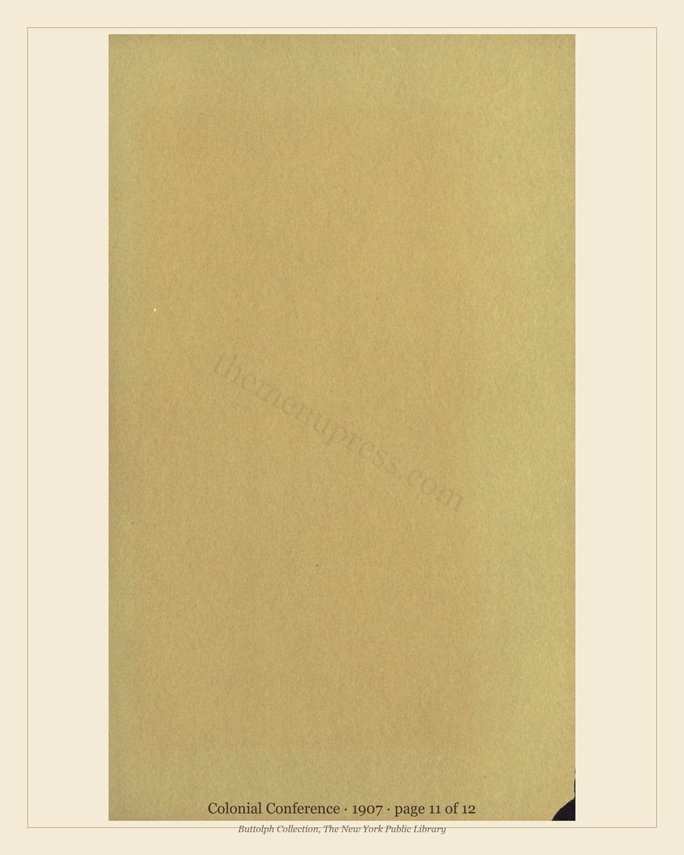 Vintage menu — page 11 of 12