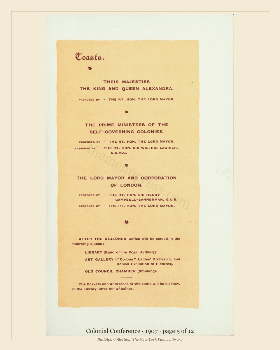 Vintage menu — page 5 of 12