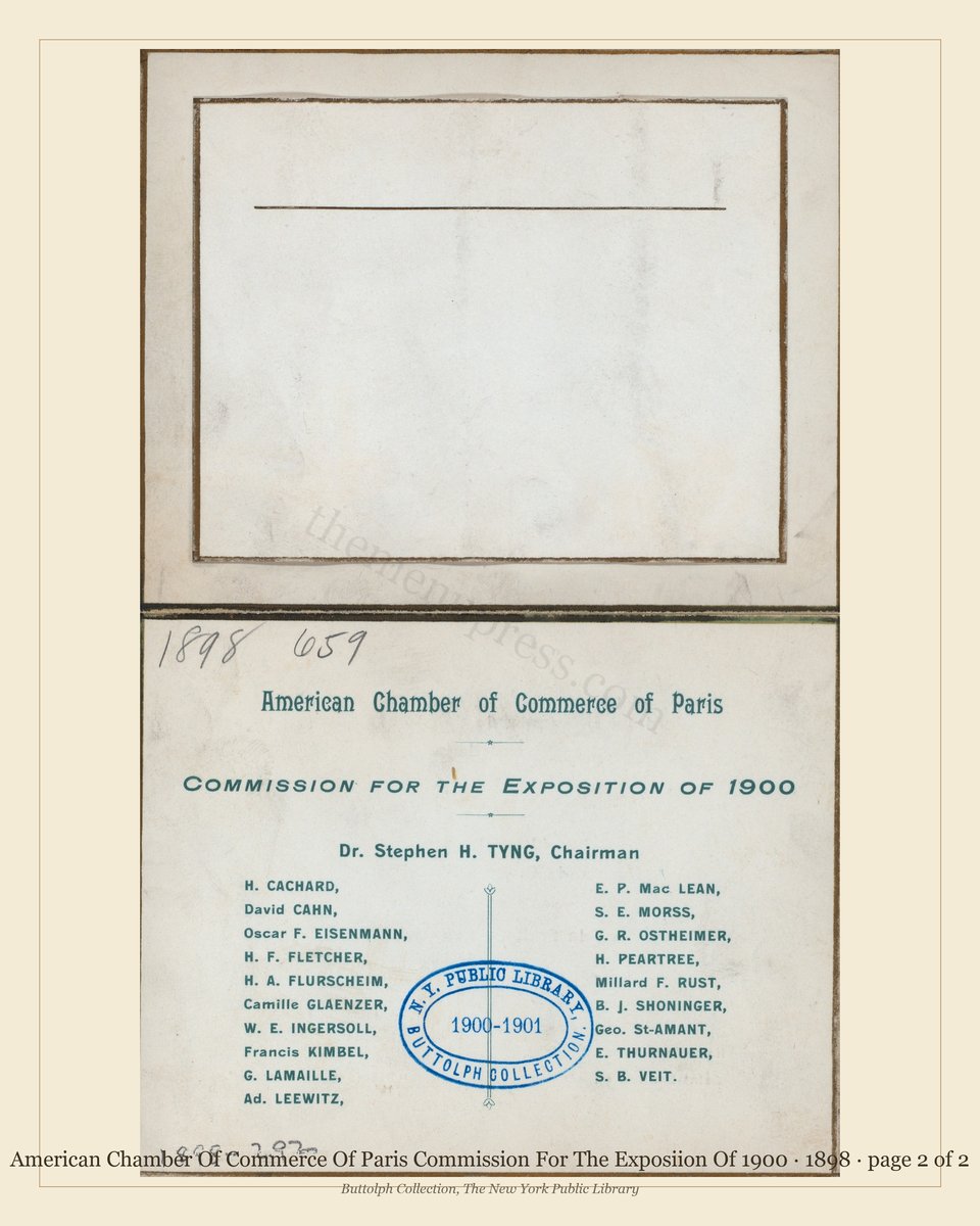 Vintage menu — page 2 of 2