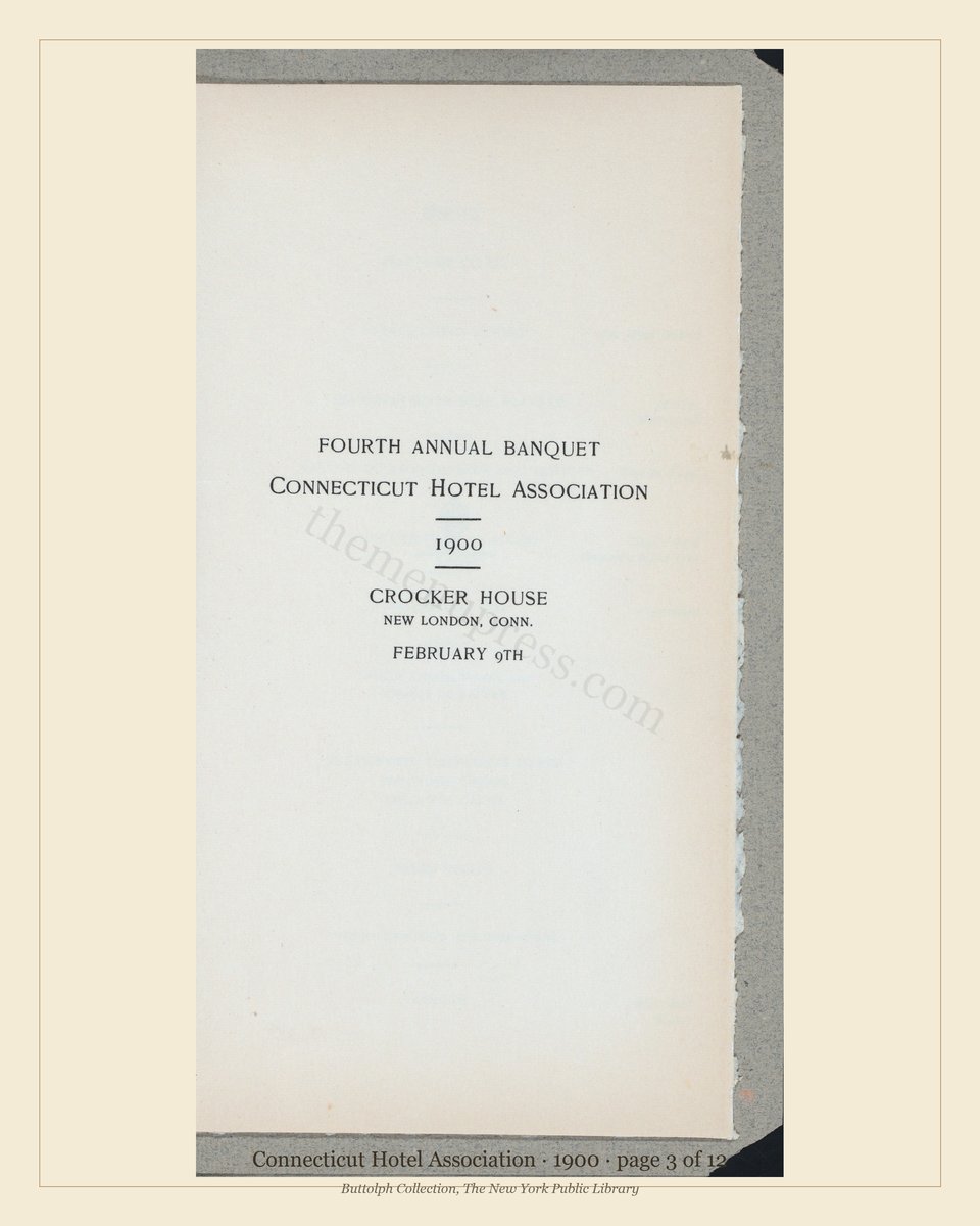 Vintage menu — page 3 of 11