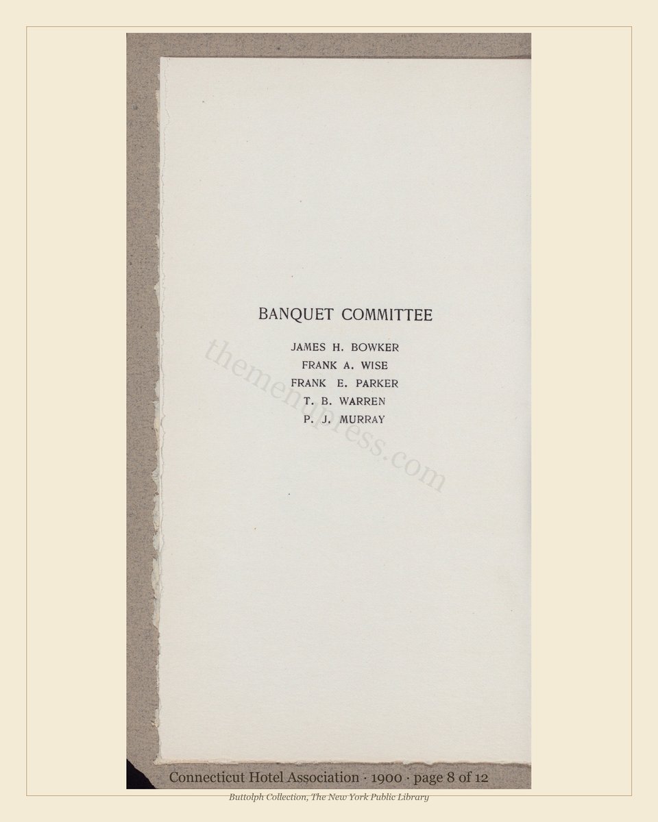Vintage menu — page 8 of 11
