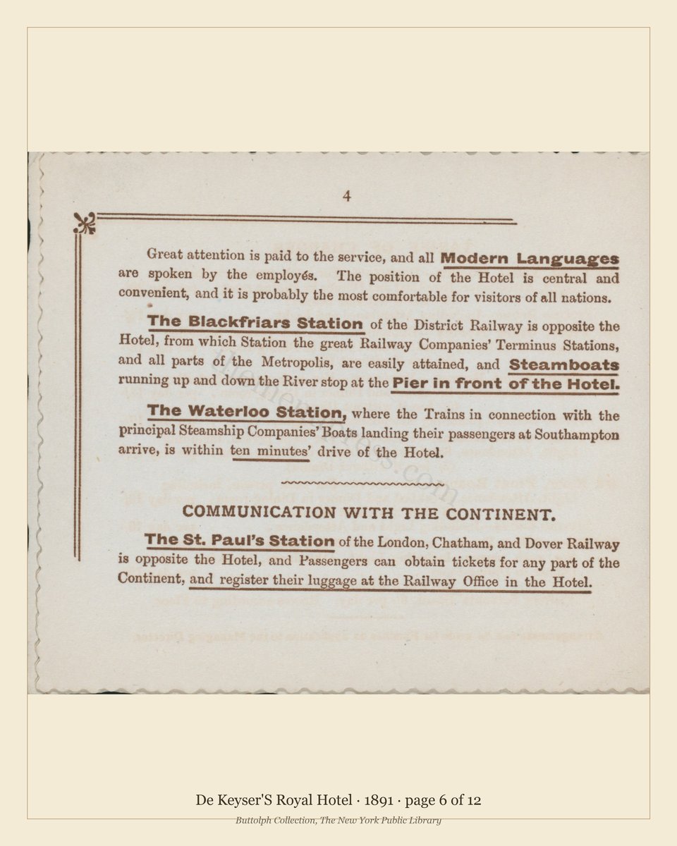 Vintage menu — page 6 of 10
