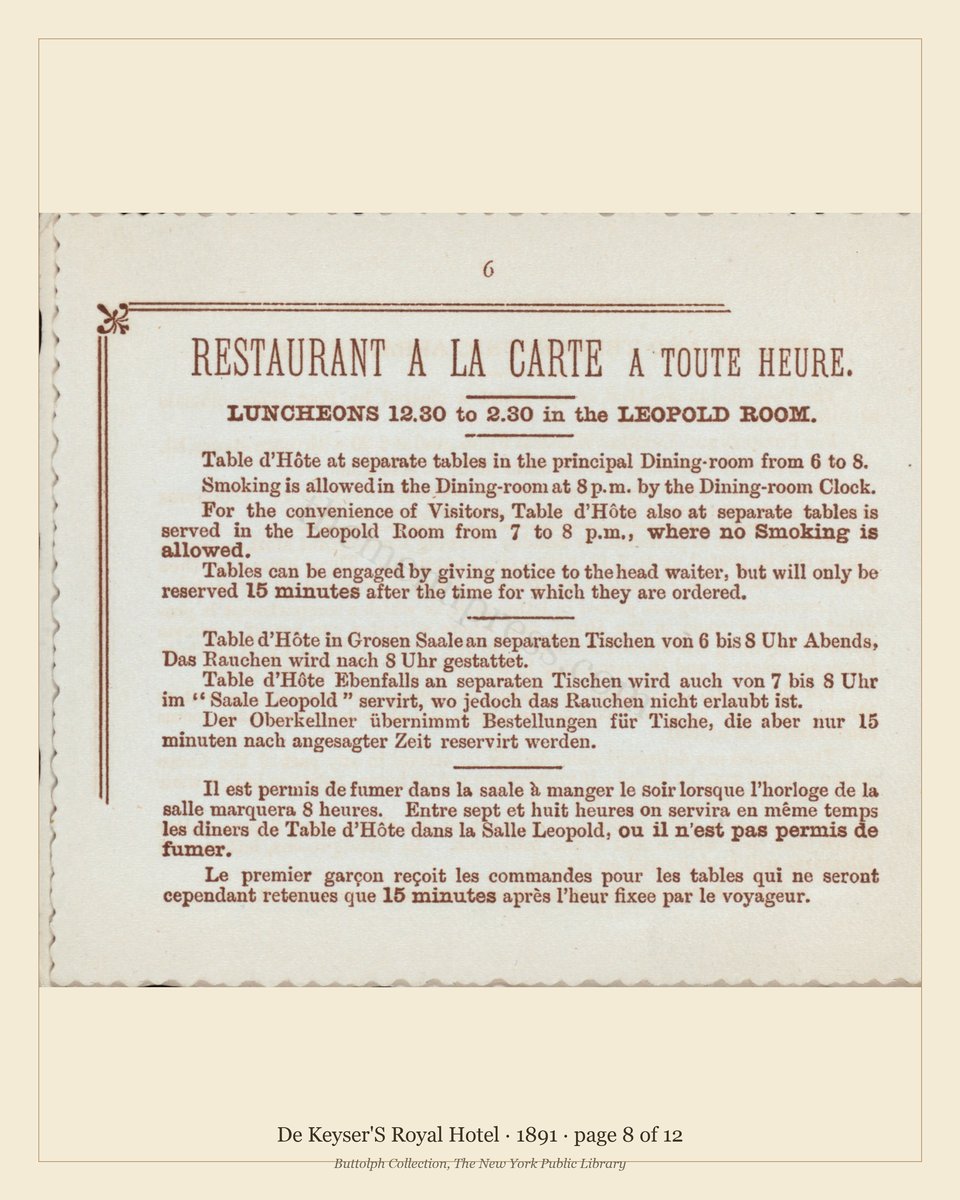 Vintage menu — page 7 of 10