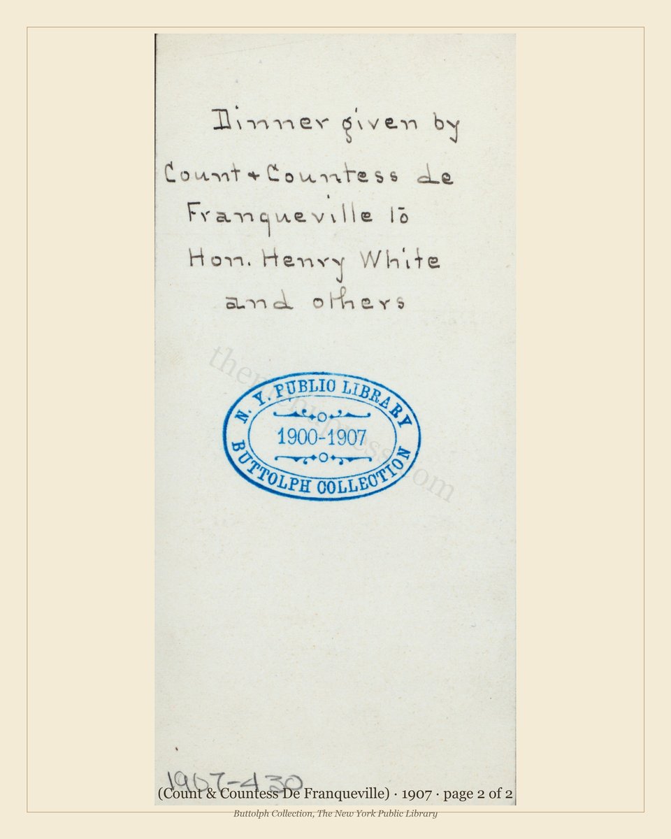 Vintage menu — page 2 of 2