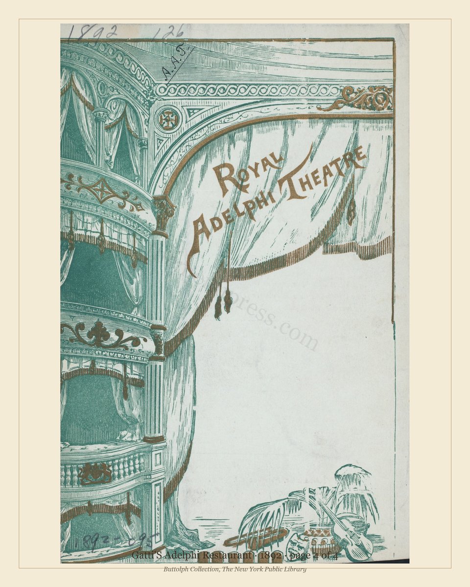 Vintage menu — page 4 of 4