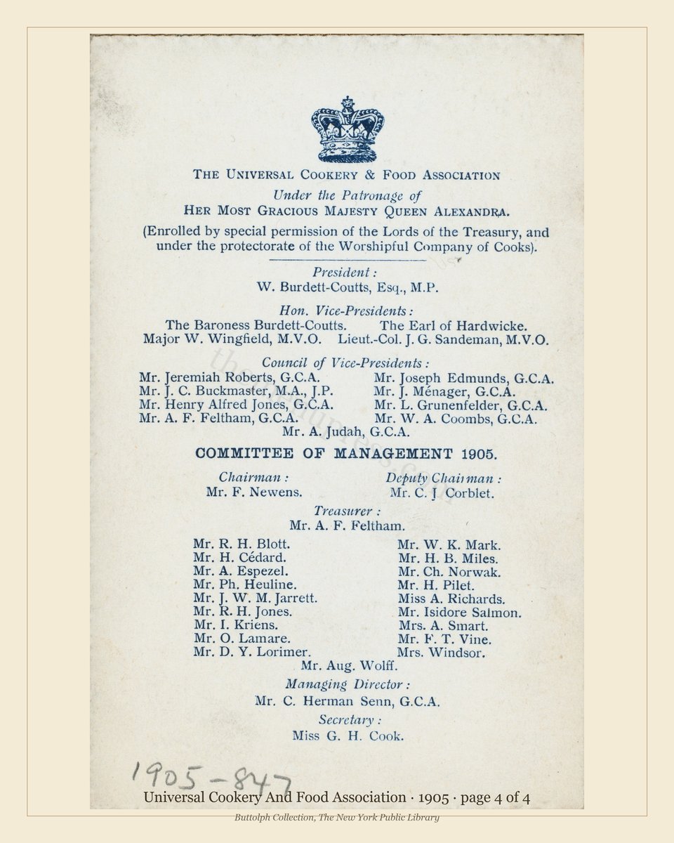 Vintage menu — page 4 of 4